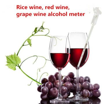 hydrometer Alcohol meter hydrometer for alcohol alcoholmeter density meter densitometer densimeter floating wine glass 0-25