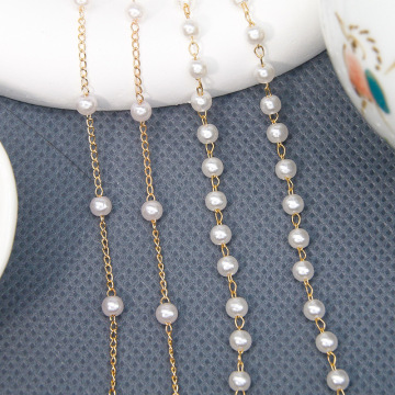 KC Gold Plated Fashion Pearl Chain Bracelet for Women