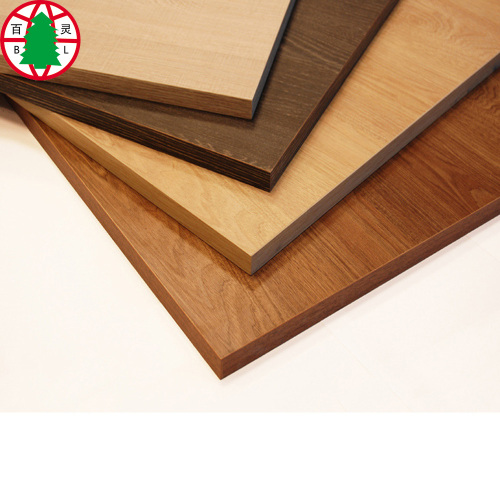 Tablero de partículas de aglomerado laminado con revestimiento de melamina 18 mm