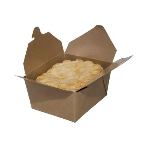 Natural Kraft Paper Food Boxes for Carry-Out