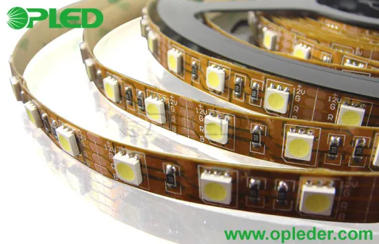 12v White 5050 Smd Led Flexible Strip , 60leds/m Led Rope Light Ip33 For Indoor