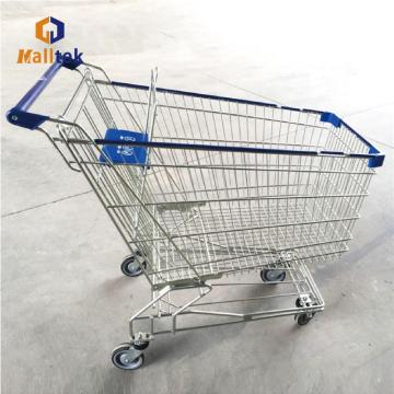 Supermarket customizable plastic part Asian shopping Trolley