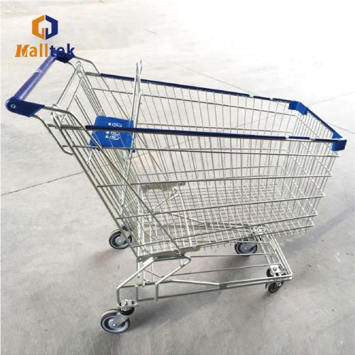 Supermarket customizable plastic part Asian shopping Trolley