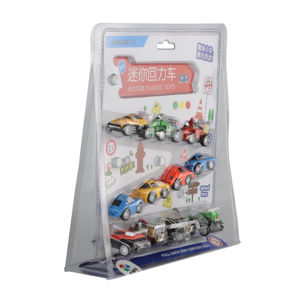 Clear Plastic Tri-fold Clamshell Packaging Box for Toy