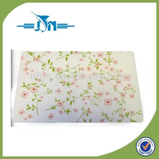 Floral lace silicone table placemat