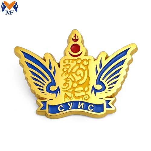 Souvenir gift alloy lapel pin for men