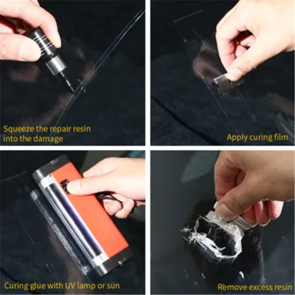 Windshield Repair Kit: Nano Glass Fluid for Car Crack Repair