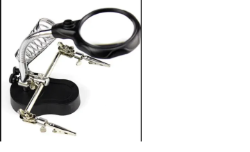 MG16129 LED Clamp Soldering Iron Stand Assistant Tool Magnifier