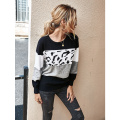 Women`s Long Sleeve Leopard Print Sweater