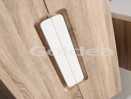 2014 GOLDEA Italy E1 MDF Wood Bathroom Cabinet Modern Cabinets Wooden Furniture