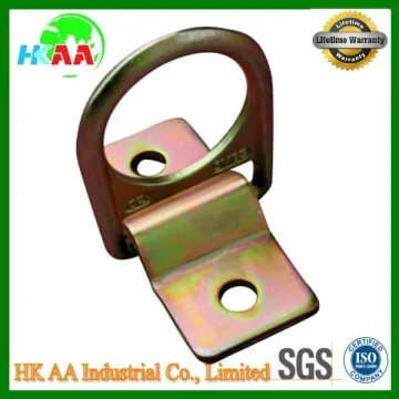 Stamping falltech bolt on d-ring anchor, zinc plated custom d-ring anchor