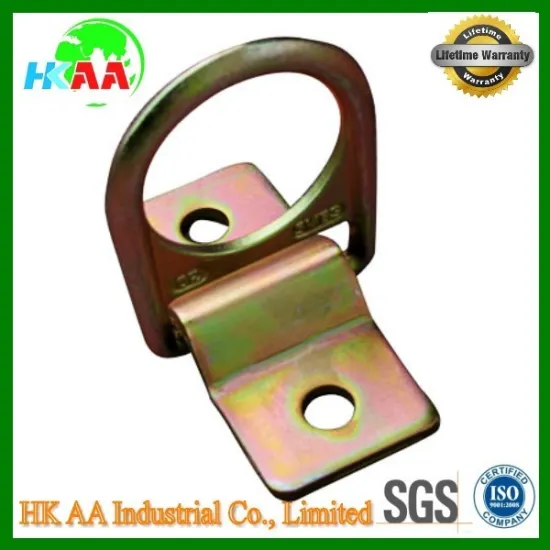 Stamping falltech bolt on d-ring anchor, zinc plated custom d-ring anchor