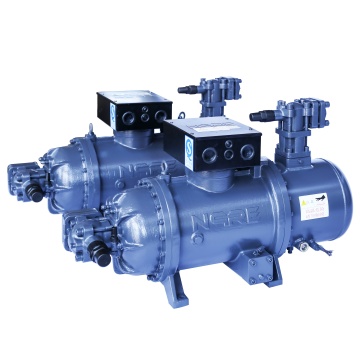 100HP Refrigeration Compressor Condensing Unit - Open Type Deep Freezer Screw Compressor