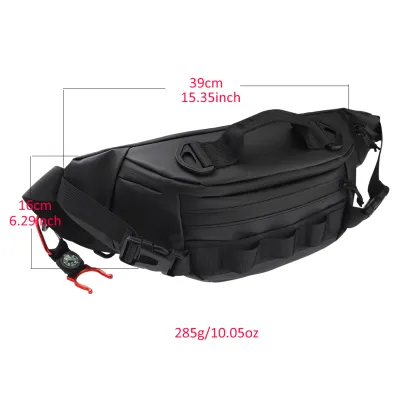 TAIGEK 39cm Waterproof Fishing Lure Carry Bag - Equipment Tackle Bag