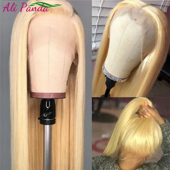 wholesale 613 13*4 straight lace front wigs hd lace human raw one donor top quality wigs virgin hair cuticle aligned