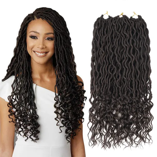 private label africa twist jamaican crochet braids 18inch Goddess Faux Locs synthetic hair soft Dread Lock twist