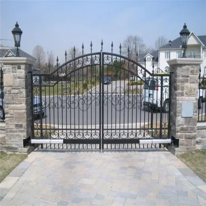Top Grade Motorized Residential Metal Wire Gates Swing Gates