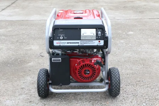 7.5kw Heavy Duty Remote Start Petrol Generator with 2X Large Pneumatic Wheels and Handle