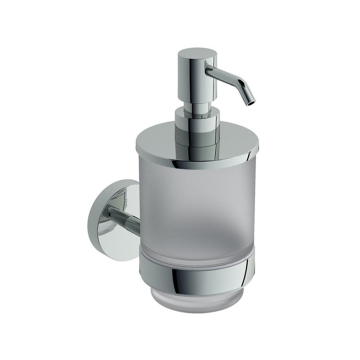Stainless Steel Soap Dispenser with Glass Bottle for Bathroom