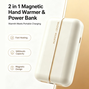 Handheld USB Rechargeable Magnetic Detachable 3000mAh Power Bank with Overheat Protection and Remote Control Portable