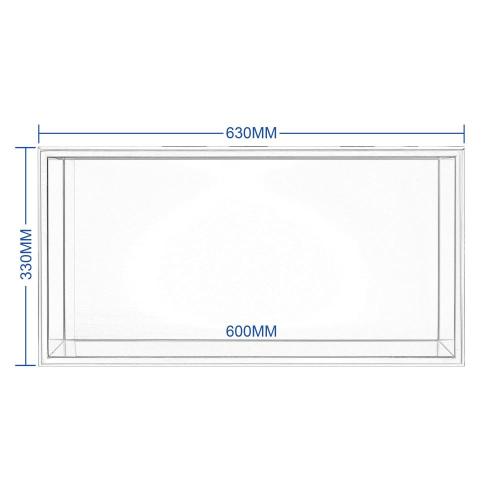 Shower Niche Rectangle Stainless Steel 304 Retangular Rustproof Shower Niche Supplier