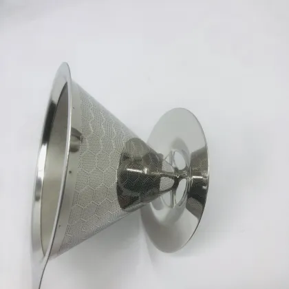 Stainless Steel Cone Pour Over Coffee Filter Dripper