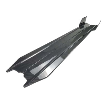 Vorstein Style Dry Full Glossy Carbon Fiber Car Side Skirts for Lambo Huracan LP580/LP610 2014-2018
