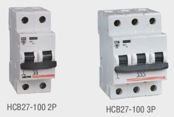 2p / 3p Din-rail Electrical Circuit Breakers , Safety Ip20 Thermal Circuit Breaker For Generator