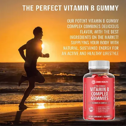 Strawberry Flavored Vitamin B Complex Gummies