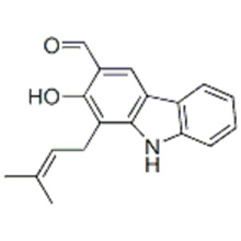 1-(3-Methyl-2-butenyl)-2-hydroxy-9H-carbazole-3-carbaldehyde CAS 17750-35-5