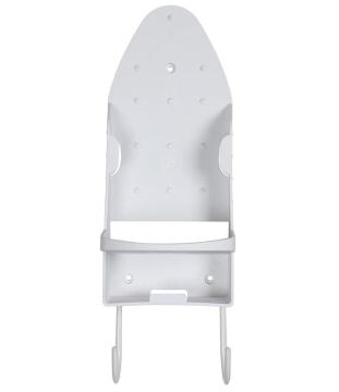 Wall-Mounted Ironing Board Hanger and Electric Iron Holder for Household and Bathroom Use: Supports up to 5-inch Width