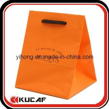 Recyceln Sie Brown Kraft Papier Taschen mit Griffen