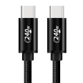 240W Carga rápida dupla ponta USB C Cabo