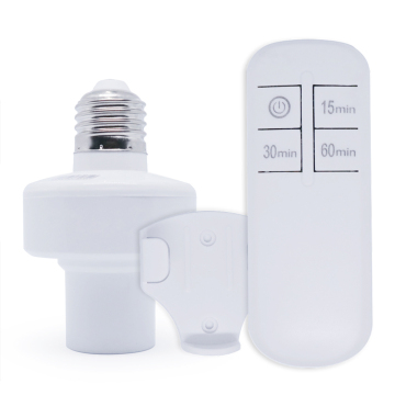 110V/220V LED電球のタイマーとワイヤレスリモートコントロール付きE27ソケット