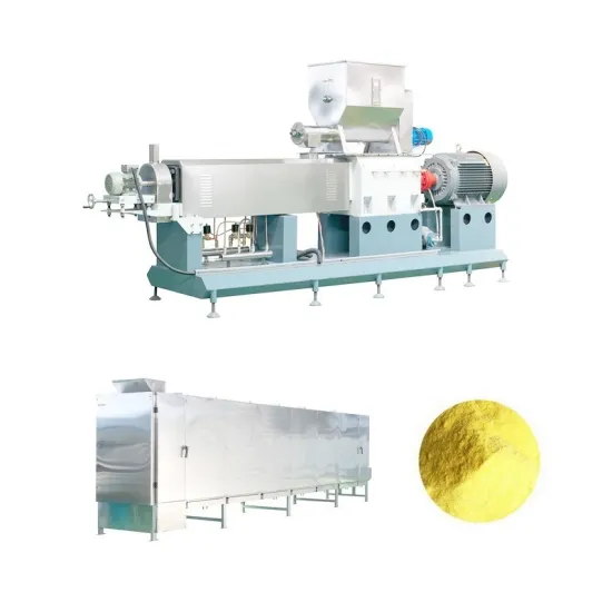 Automatic Grain-Based Ingredients Puffed Baby Food Instant Porridge Extrusion Machine and Drying Equipment for Sale