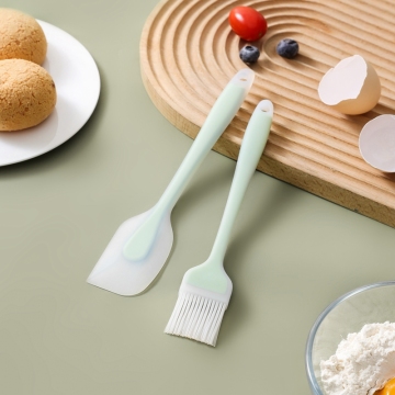 Maxcook Silicone Spatula and Oil Brush Bakeware Set