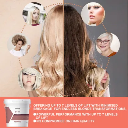 Professional Gray Hair Dye and Bleaching Powder for Salons