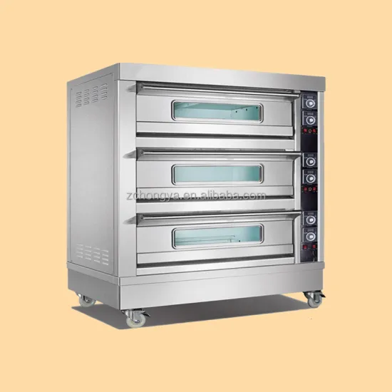 Electric Bakery Oven: Industrial 3-Deck 6-Tray Croissant and Bread Layered Oven