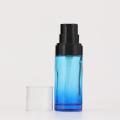 Plastic double wall treatment pump with glass bottle