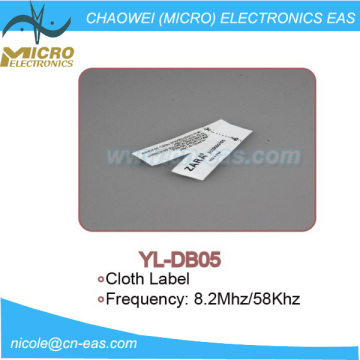 EAS Security Custom 58KHz 8.2MHz RF AM Cloth Label