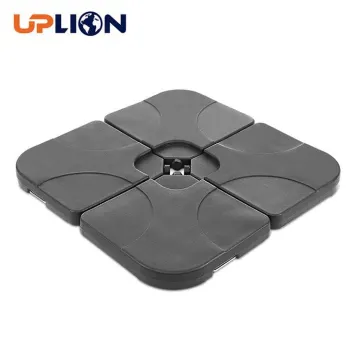 Factory Outdoor HDPE Plastic Water Filled Base for Uplion Cantilever Patio Umbrella - 4pcs