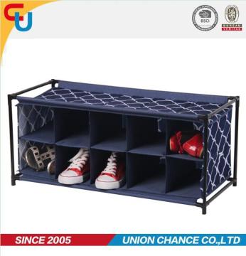 fabric bedside foldable racks for shoes