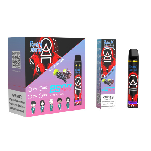 RandM Squid Bar 2500 Puffs Disposable Vape