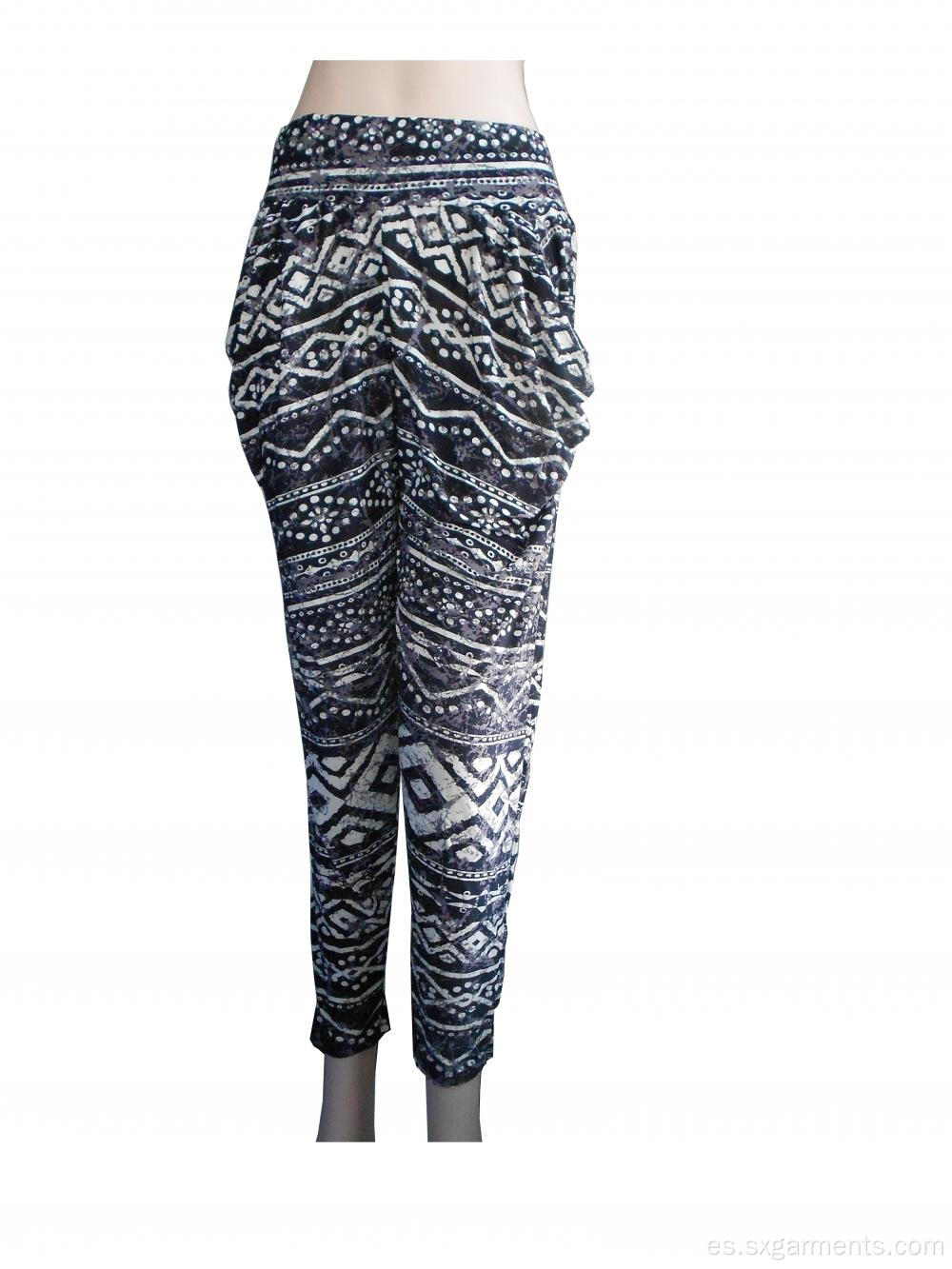 Calidad superior 95% poliéster 5% leggings de dama spandex