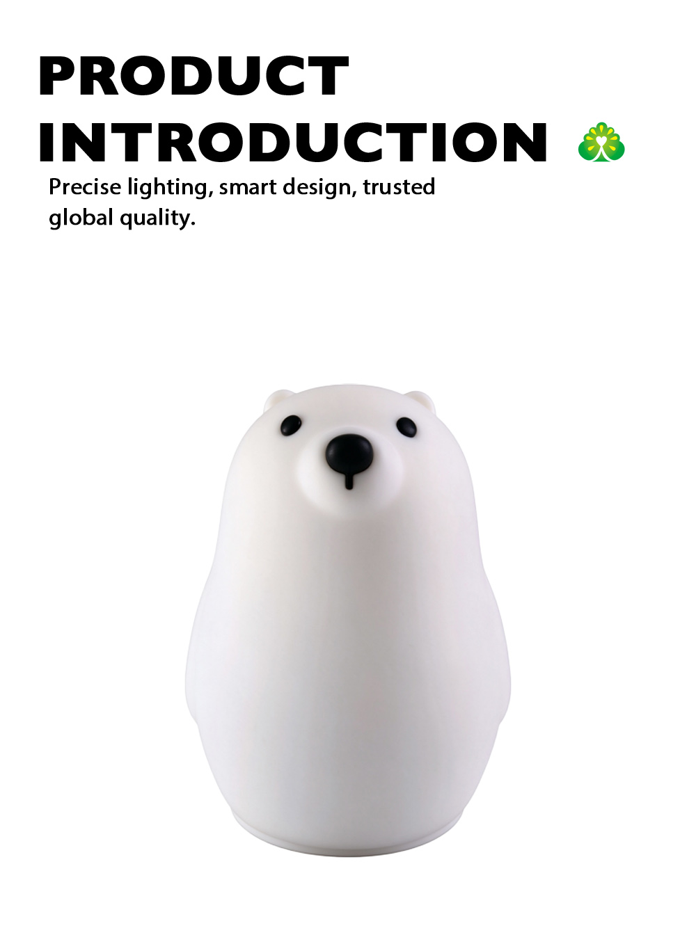 Polar Bear Silicone Night Light X