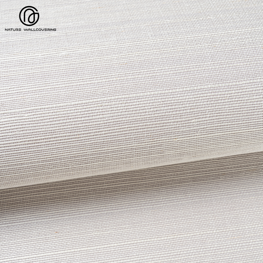 الحد الأدنى ديكور جدار السيزال SS810 نسيج رمادي فاتح