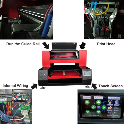 6090 UV LED Flatbed Tabletop Printer