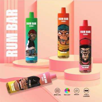 Cheap Rum Bar 9000 Puffs 50mg Disposable Vape
