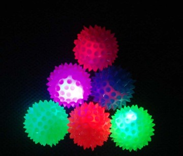 Light Up Spiky Bounce Balls 55MM