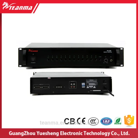 Paging system PA-10P 12 zone used pa sound systems for sale